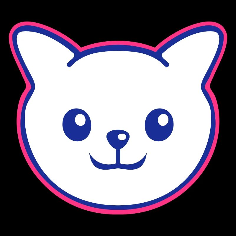 Jolie chatte Ayant l’air heureuse Joyeuse Souriante