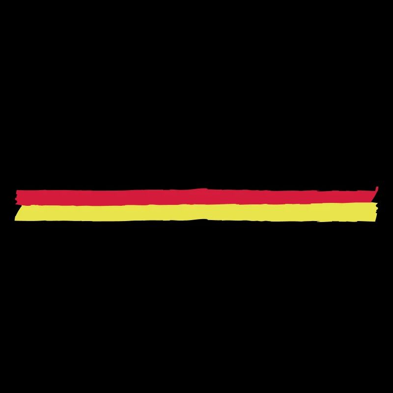 Ligne de symbole du drapeau de l’Allemagne