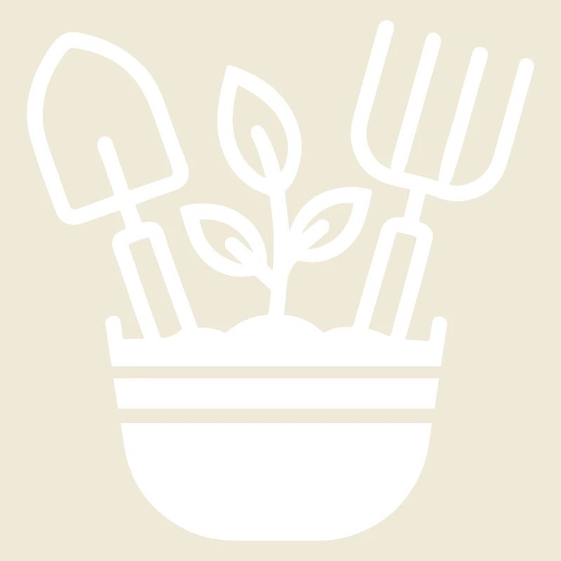 Gartenarbeit Gärtner Symbol