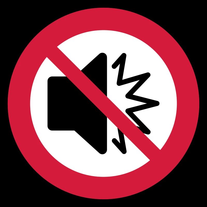 Kein Ton - stumm - stumm - nicht stören - Autismus