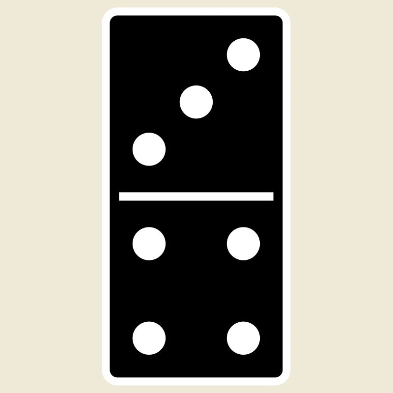 DOMINO STONE 3:4 - VARIABLE COLOR - VECTOR DESIGN!