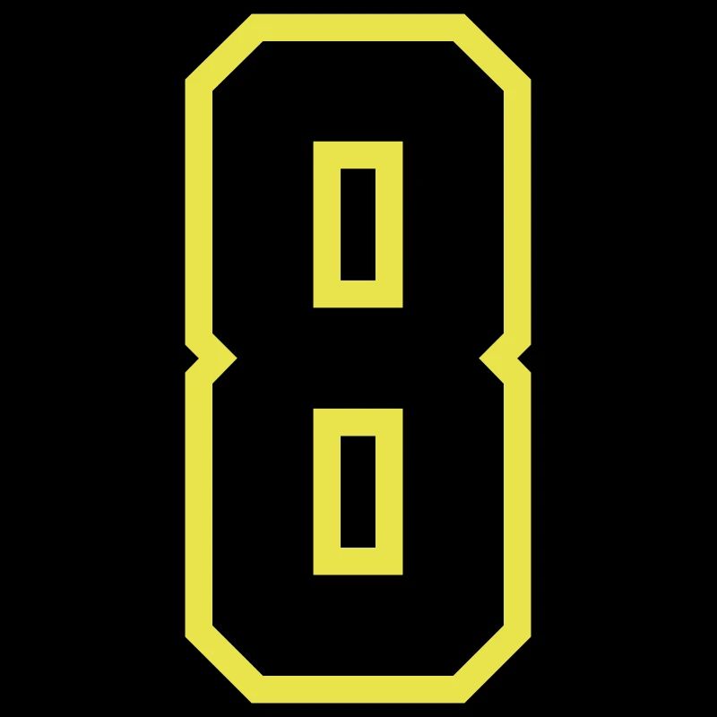 8 Zahl Trikot