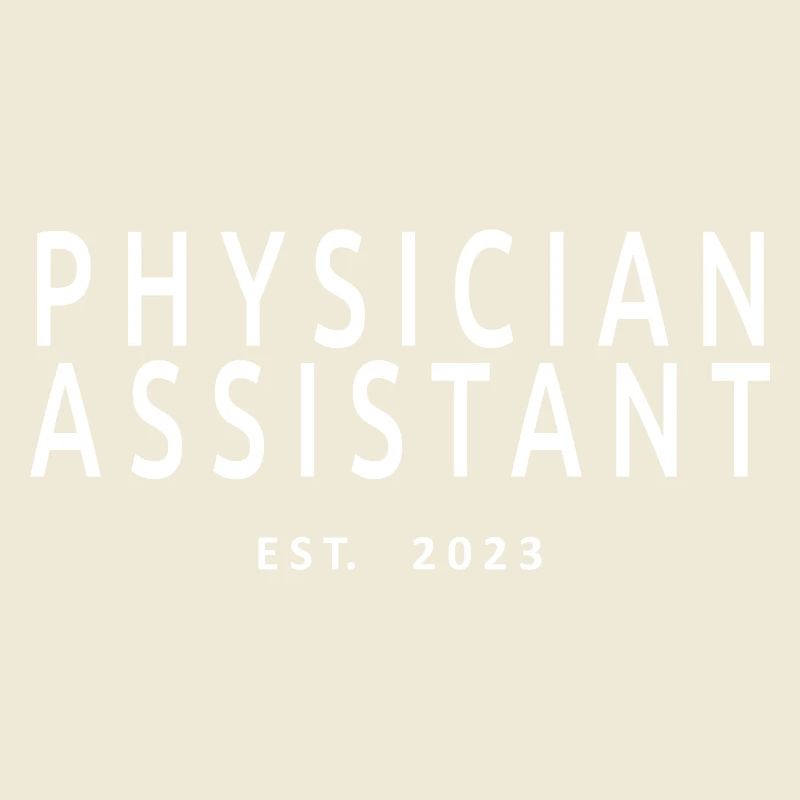 Physician Assistant Est. 2023 Abschlussgeschenk