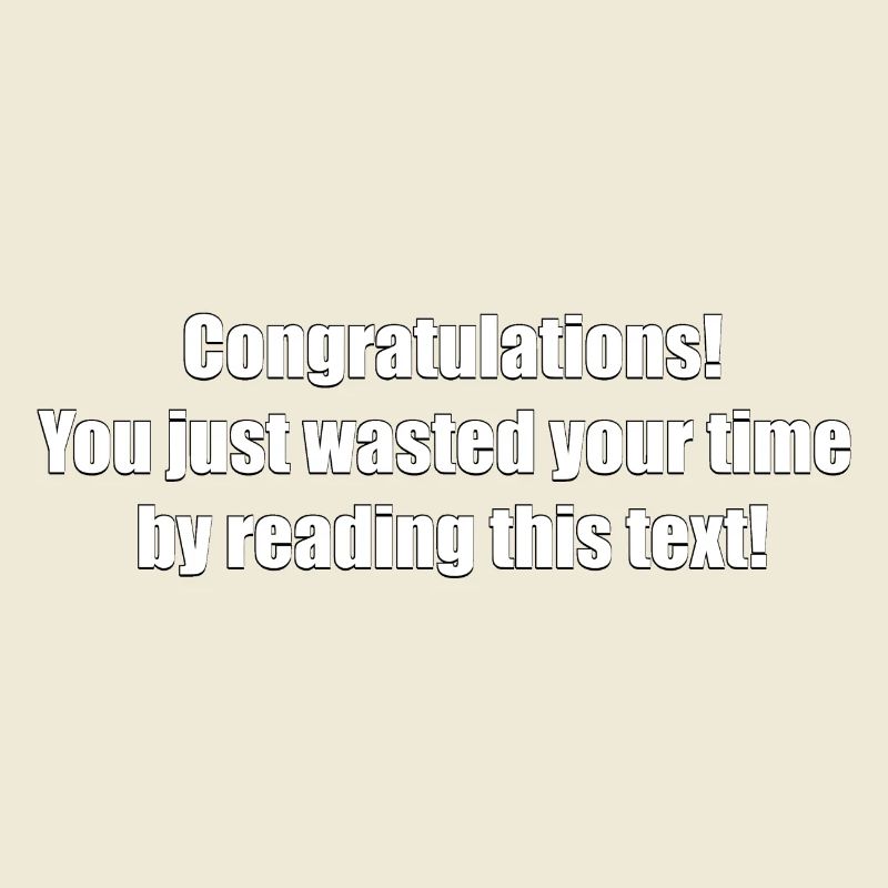 Useless text