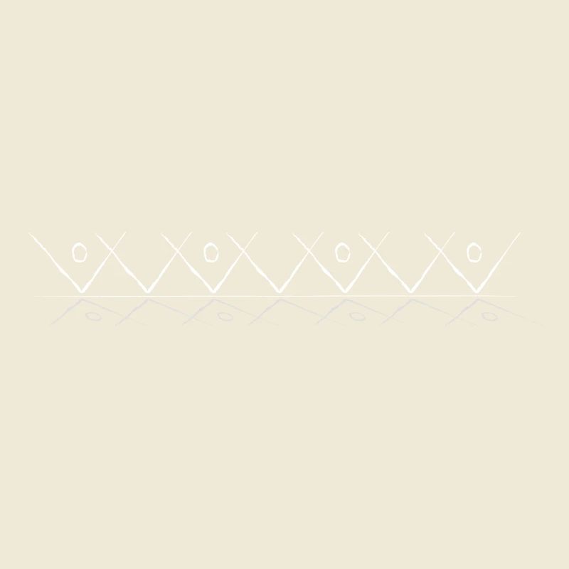 Line pattern with reflection