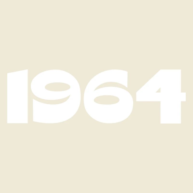 Personalize 1964 60th Birthday Template