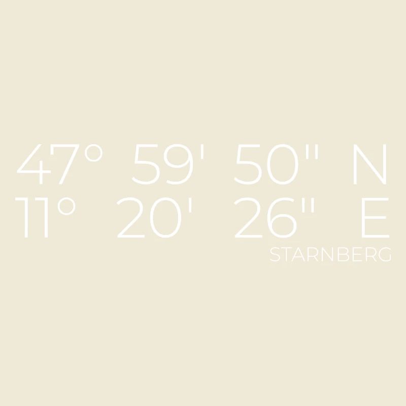 Coordinates Starnberg