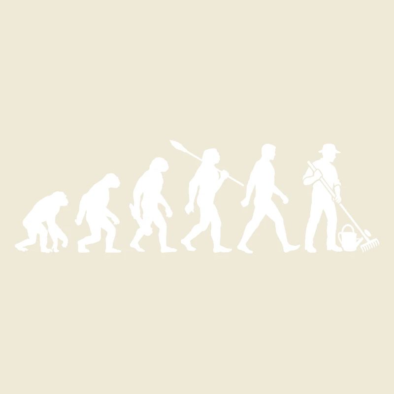 Evolution - Gärtner - Garten - Gartenarbeit