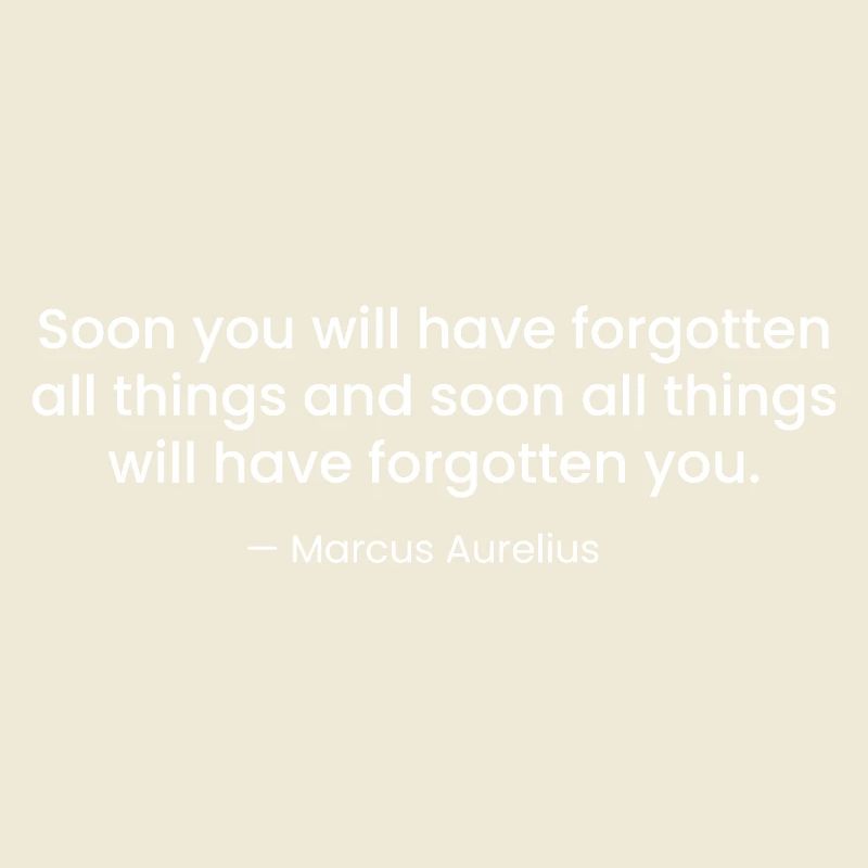 Marcus Aurelius Stoic Quote Design