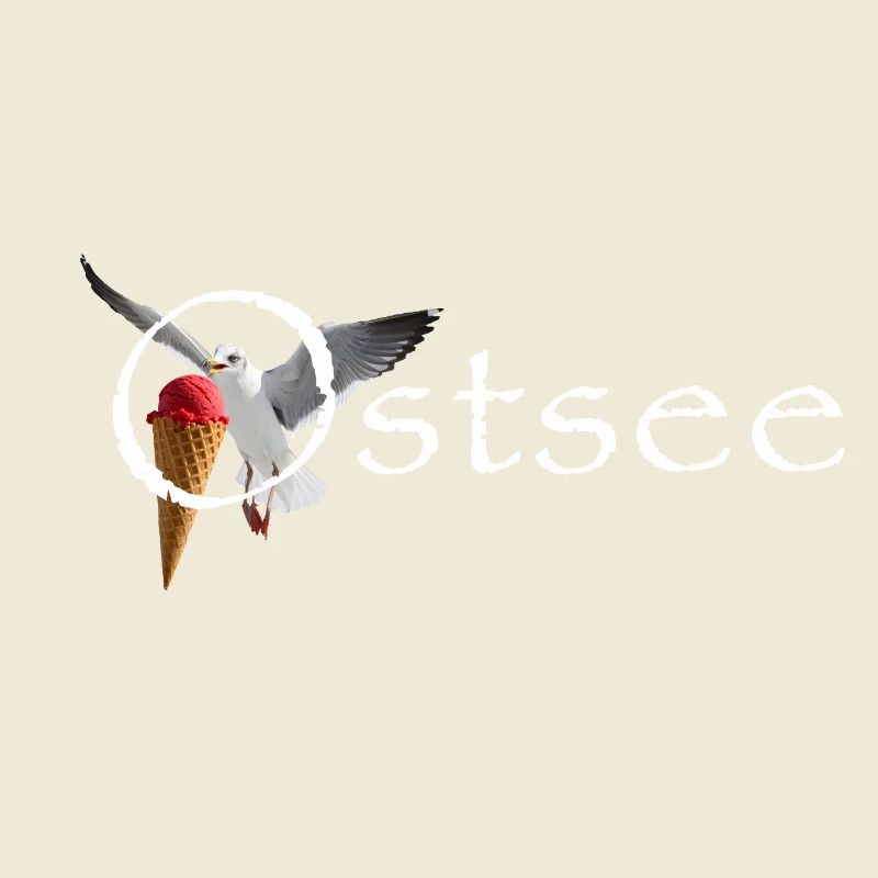 Ostsee Möwe Eisräuber Raubvogel