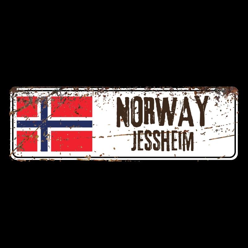 Drapeau de la Norvège de Jessheim