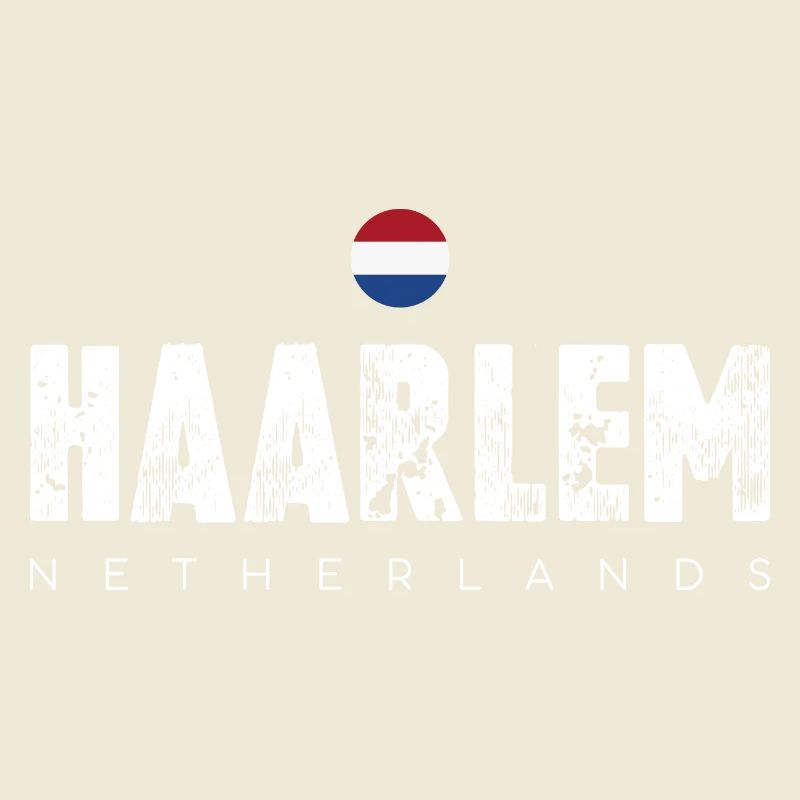 Haarlem Distressed Logo