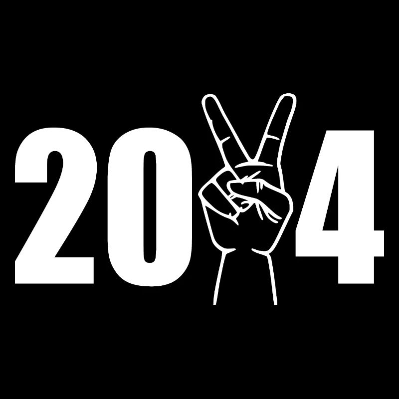 2024 Hand with victory sign