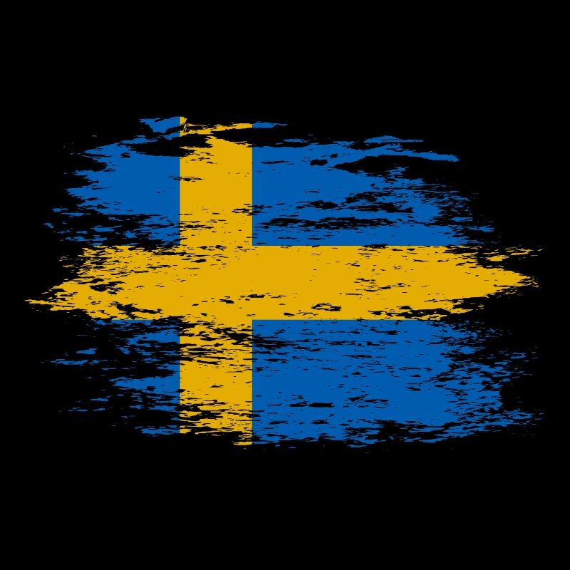 Drapeau de la Suède utilisé