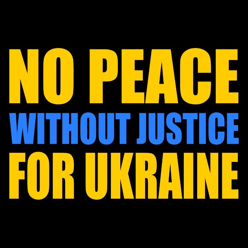 No peace without justice for ukraine