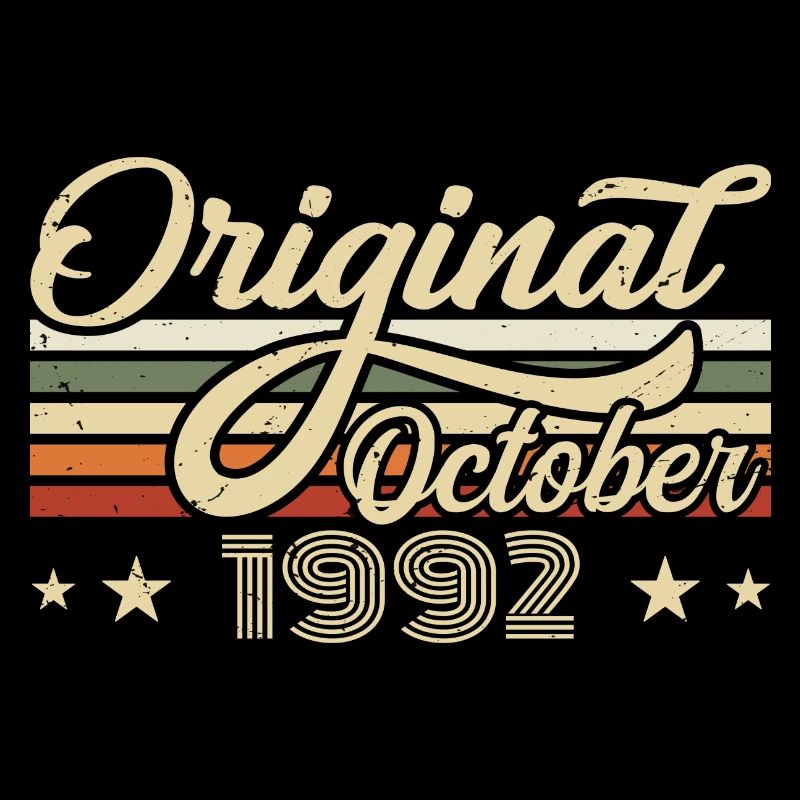 Octobre 1992 Anniversaire en Octobre - Octobre 1992