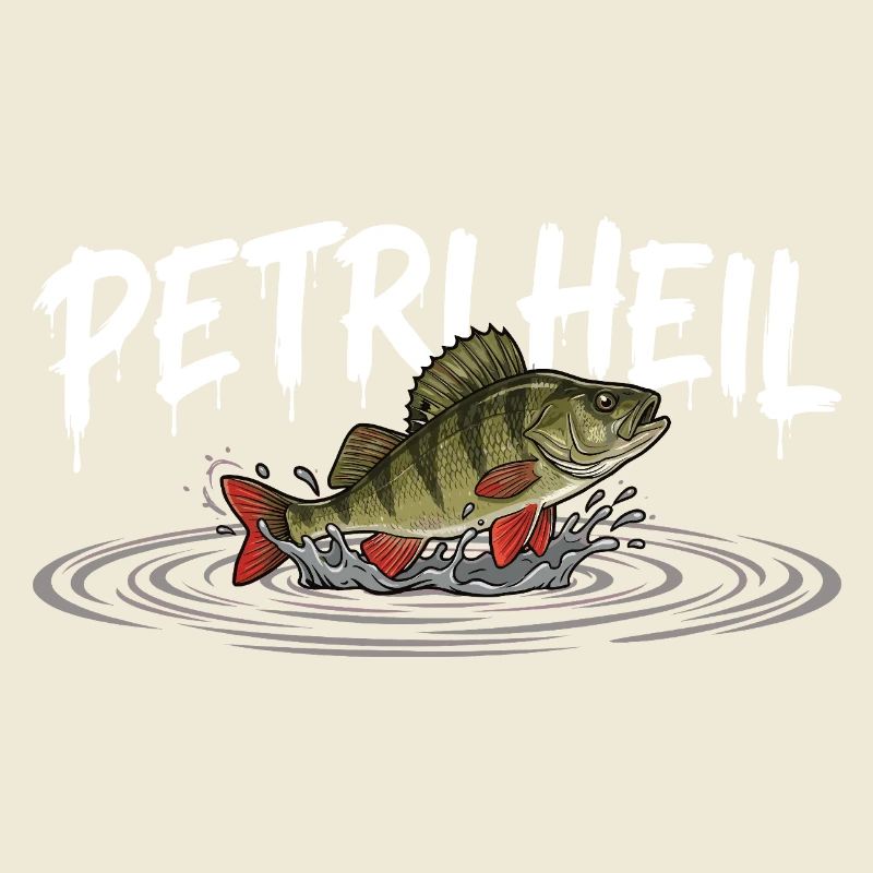 PETRI HEIL – Angler Gruß mit Barsch