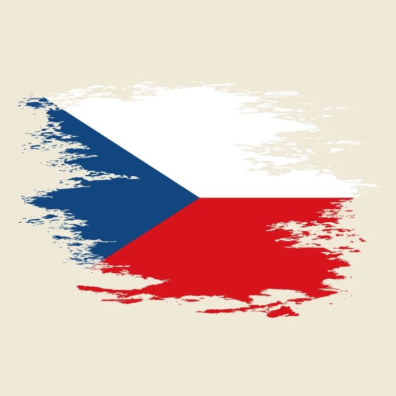 Drapeau de la République tchèque utilisé design