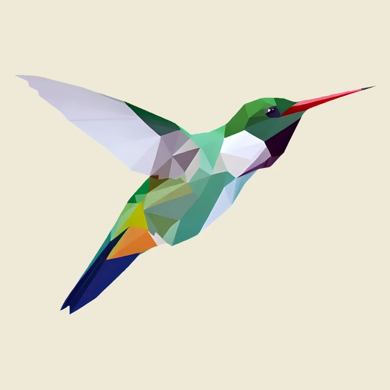 Oiseau Low Poly
