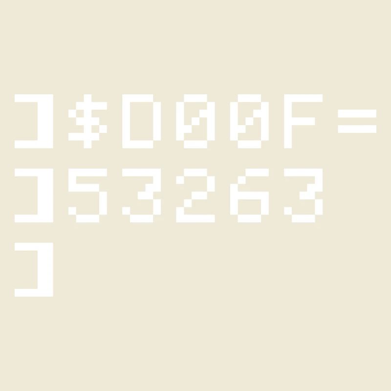 DOOF Code 8 bits Nerd Terminal Pixel Retro