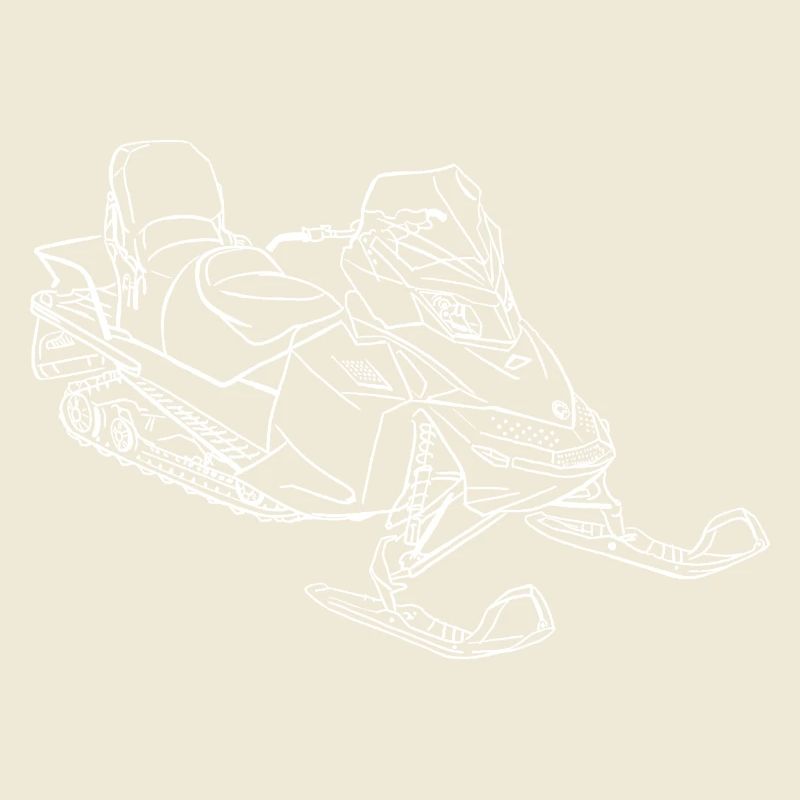 Snowmobile ski doo