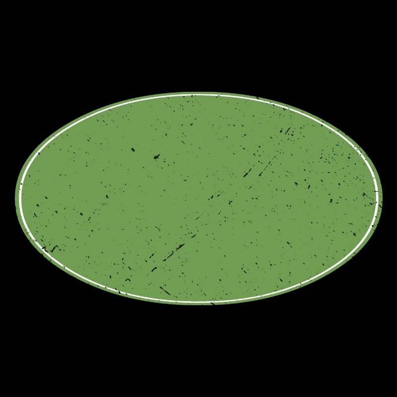 Oval background dirty green