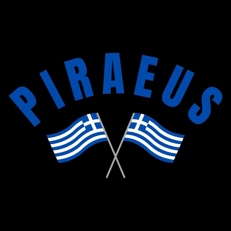 Piraeus Harbour Waves Emblem