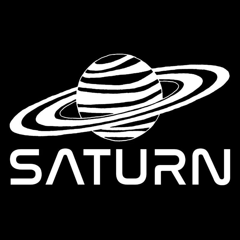 Planète saturne blanche