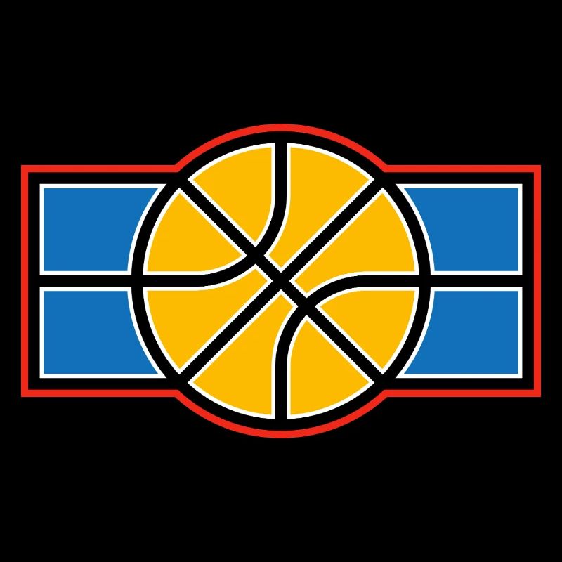 Basketball-Retro-Emblem
