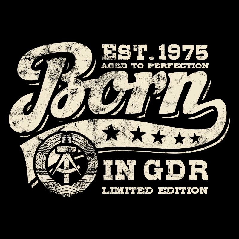 Né en RDA 1975 - Anniversaire - Ossi Gift