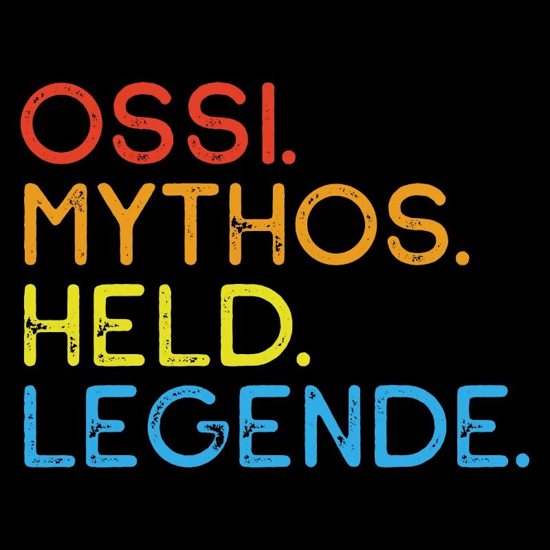 Ossi Mythos Held Legende, DDR, Ostalgie Geschenk