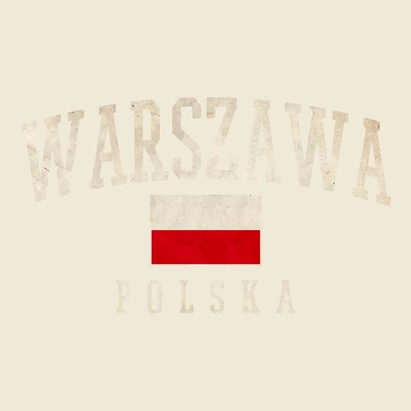 Varsovie Pologne Drapeau Style