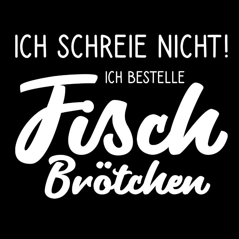 Je ne crie pas, je commande des sandwichs au poisson !