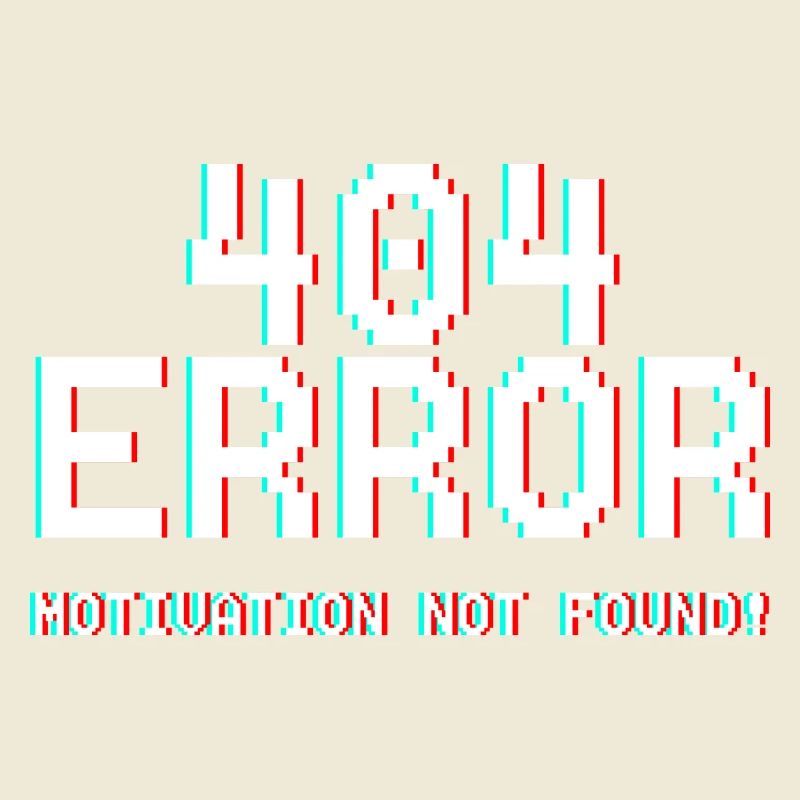 404 Fehler Motiv Glitch-Design