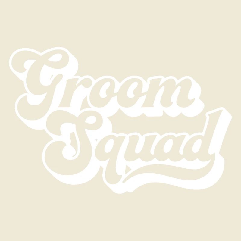 Groom Squad Bachelor Party Men Matching Crew Group