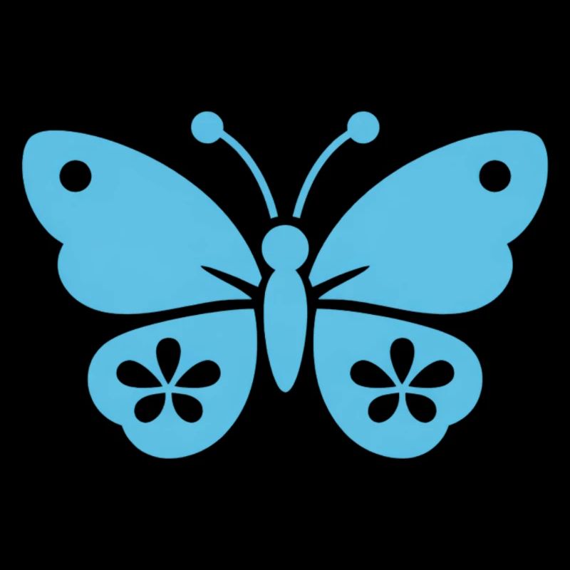 Butterfly blue