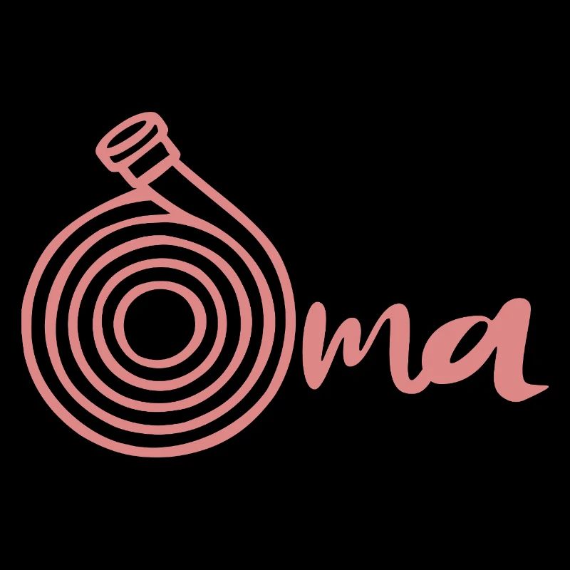 Gartenschlauch Gärtnerin Oma