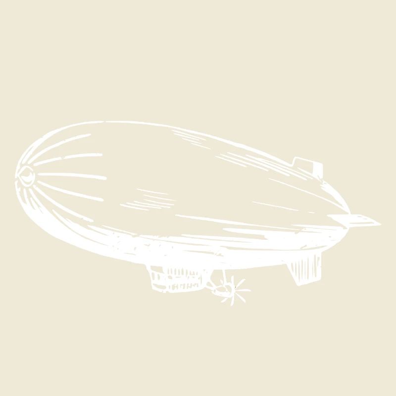 Silhouette eines Luftschiffs – Stilvolles