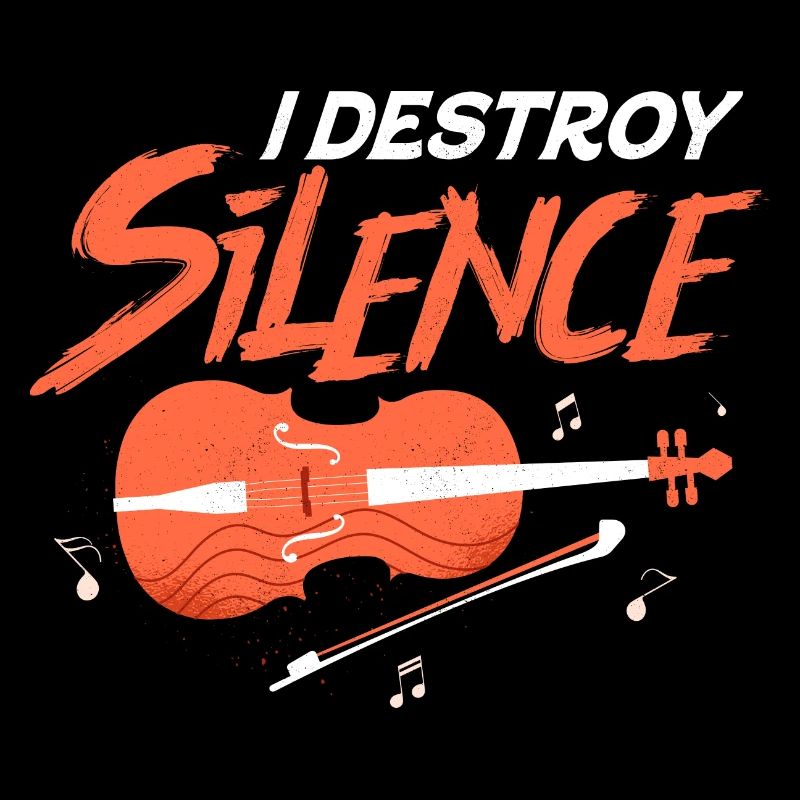 I Destroy Silence Violoniste Violon Orchestre