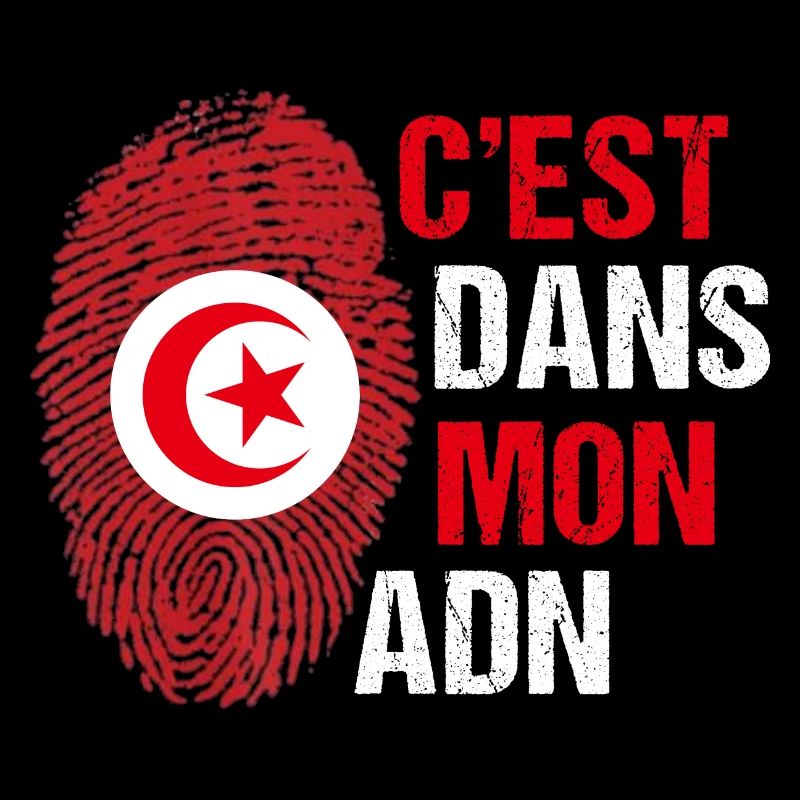 C' est dans mon adn Tunisie cadeau pour tunisien