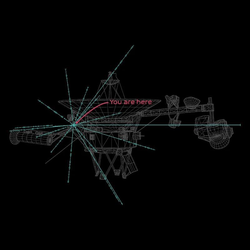 Voyager Pulsar Map Golden Record Space Probe