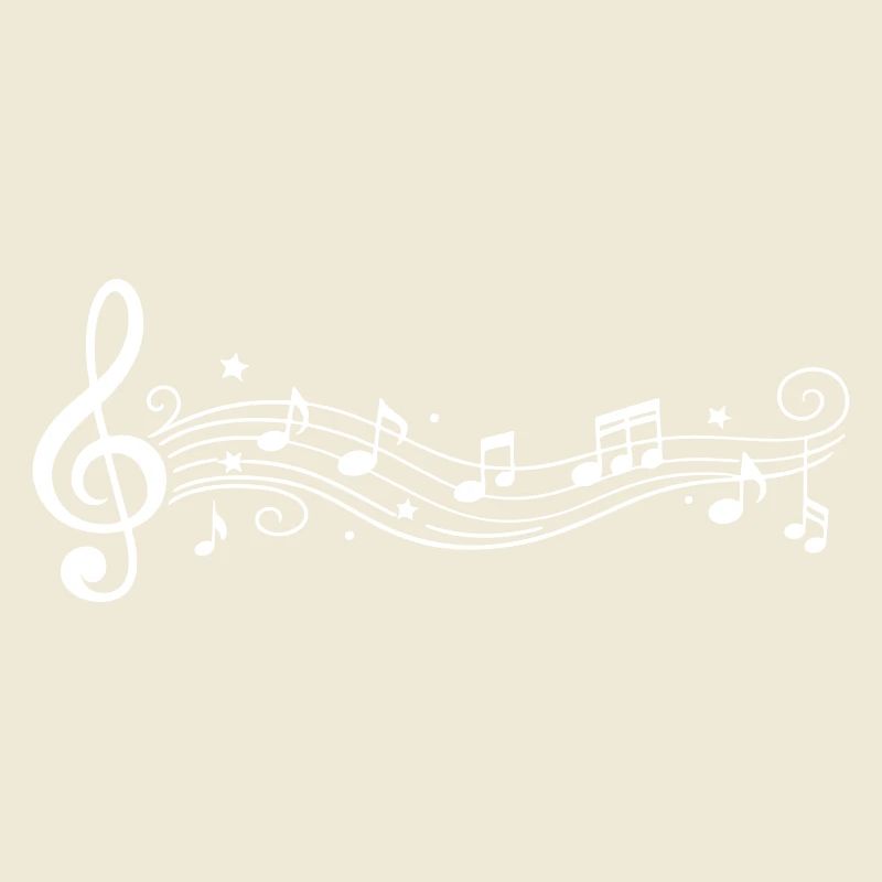 Notes musicales Clés de mélodie