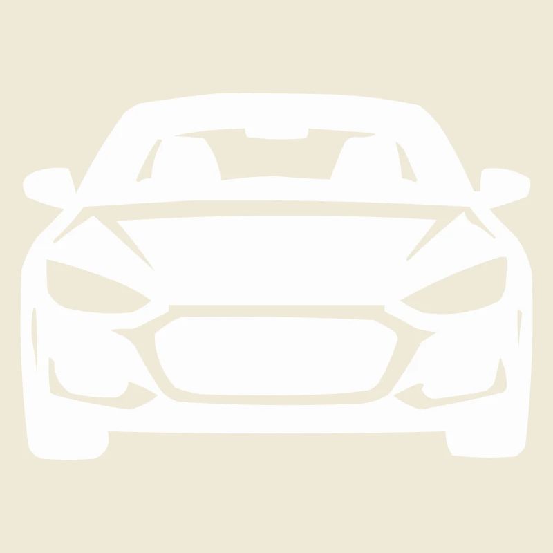 Frontlinien Silhouette Auto
