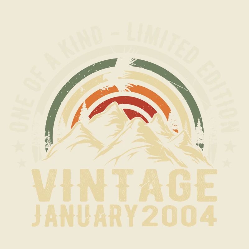 Januar 2004 Geburtstagsgeschenk - Original 21 Jahre
