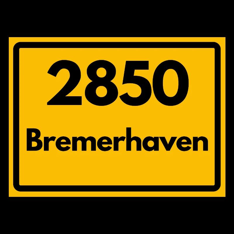 ANCIEN CODE POSTAL RÉTRO 2850 BREMERHAVEN
