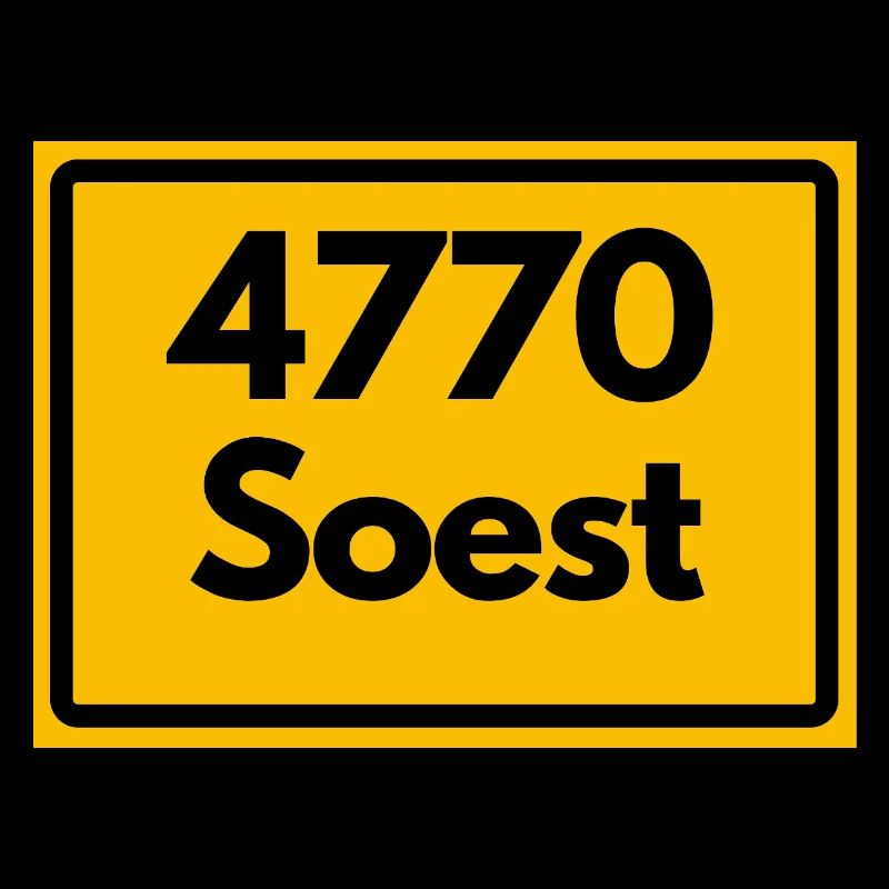 ALTE POSTLEITZAHL PLZ RETRO 4770 SOEST 
