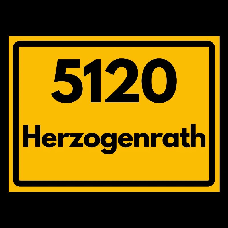 ALTE POSTLEITZAHL PLZ RETRO 5120 HERZOGENRATH