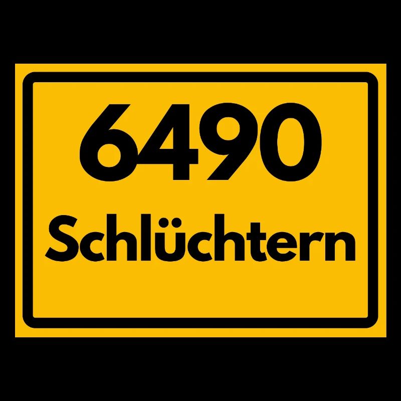 ALTE POSTLEITZAHL PLZ RETRO 6490 SCHLÜCHTERN