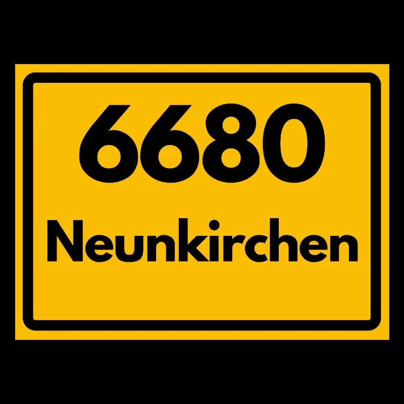 ALTE POSTLEITZAHL PLZ RETRO 6680 NEUNKIRCHEN SAAR
