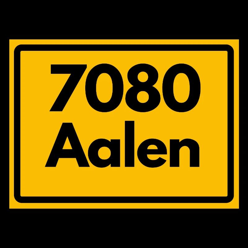 ANCIEN CODE POSTAL RÉTRO 7080 AALEN HEIMATSTOLZ